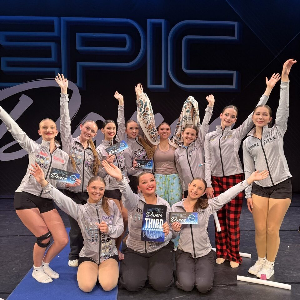 Resonance team celebrating an EPIC Dance competition award